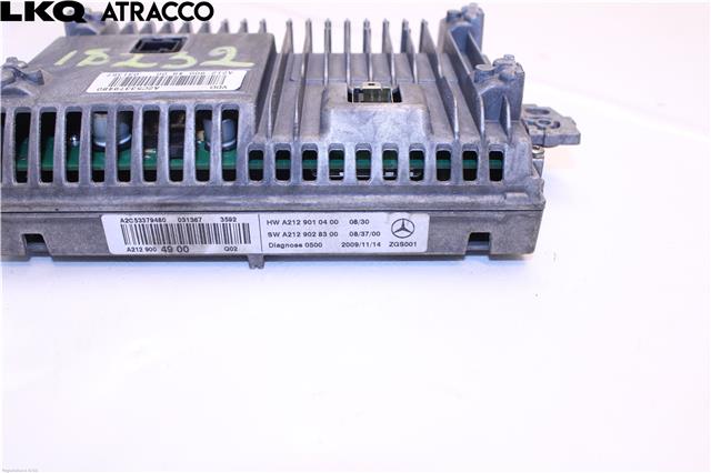 Multimedia display (MCU - Media Controller Unit) til Mercedes E-Klasse 2009-2013 (Fase 1) (W212) (W212) (A2129004900|)