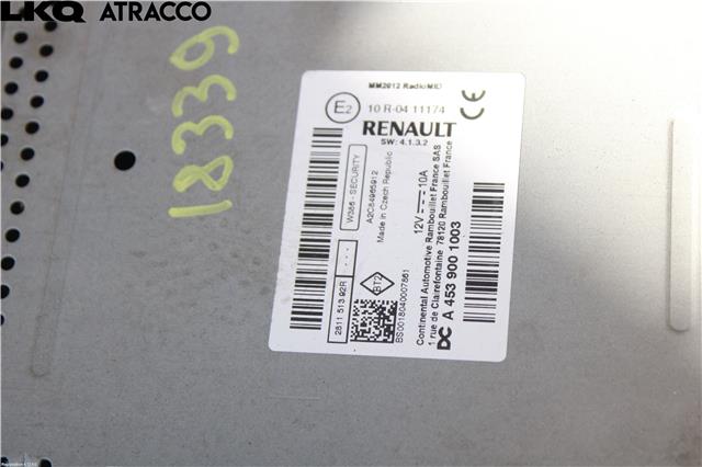 Bilstereo til Smart Fortwo 2015-->> (Type III) (C453) (C453) (A4539001003|)
