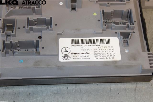 Styreenhet diverse til Mercedes EQC 2019-->>  (A2059005351|)