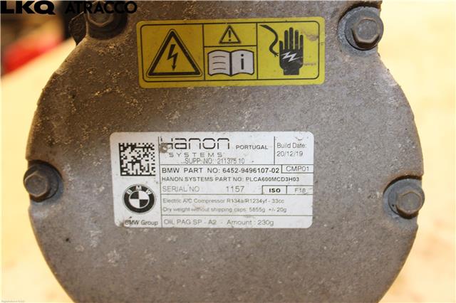 Aircondition kompressor til BMW i3 2013-2022  (64529496107|)