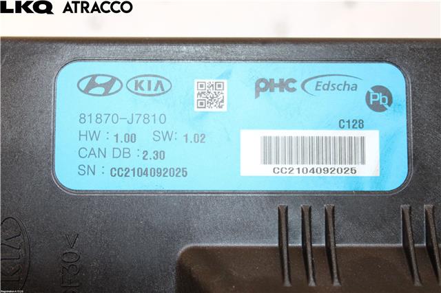 Styreenhet elektrisk bakluke til Kia XCeed 2021-->> (SUV) (SUV) (81870J7810|)