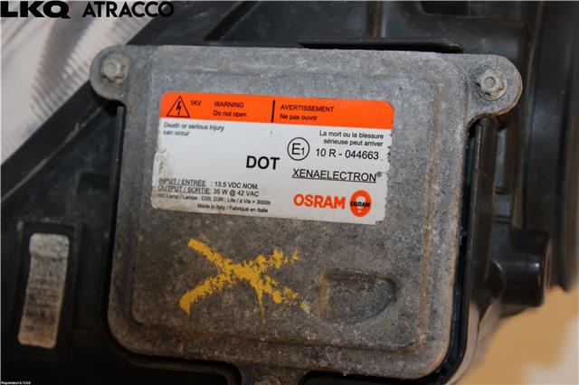 Frontlykt venstre halogen til Ford Focus 2014-2018 (Type III, Fase 2) (2206016|)