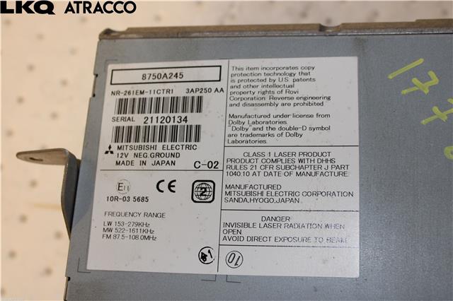 Bilstereo til Citroën C4, Picasso 2006-2013 (Type I)  (1608124480|)