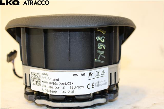 Airbag rattpute til VW Up 2012-2019  (1S0880201E|)