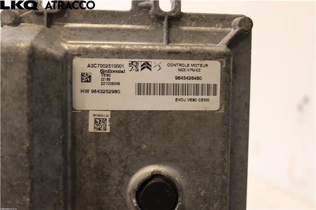 Styreenhet motor til Toyota Proace 2016-->> (Type II)  (A3C7002510001|)