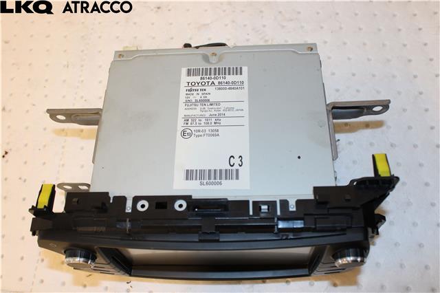 Bilstereo til Toyota Yaris 2012-2014 (Type III, Fase 1)  (861400D110|)