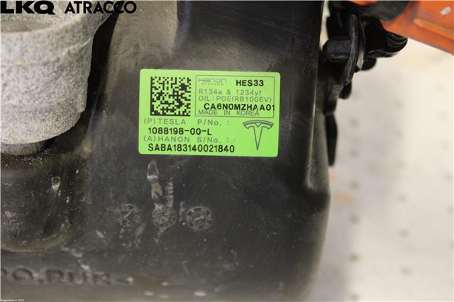 Aircondition kompressor til Tesla Model 3 2018-2023 (Fase 1)  (108819800L|)
