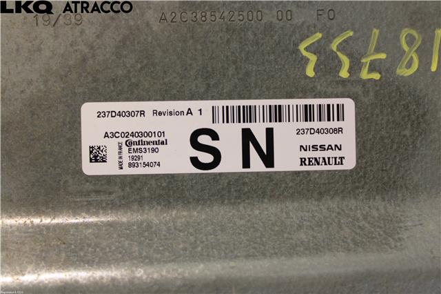 Styreenhet motor til Renault Zoe 2013-2019 (Fase 1)  (A3C0240300101|)