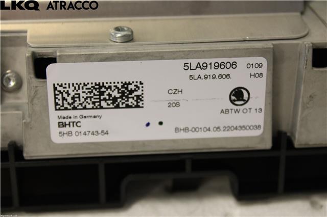 Multimedia display (MCU - Media Controller Unit) til Škoda Enyaq 2021-->>  (5LA919606|)