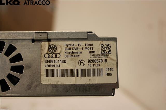 Styreenhet diverse til Audi A6 2008-2011 (Type III, Fase 2) (C6) (C6) (4E0910148D|)