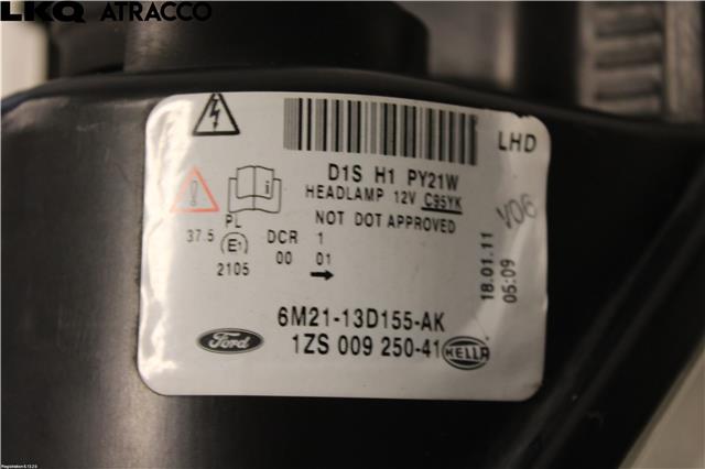 Frontlykt venstre halogen til Ford Galaxy 2010-2015 (Type III, Fase 2)  (1801378|)