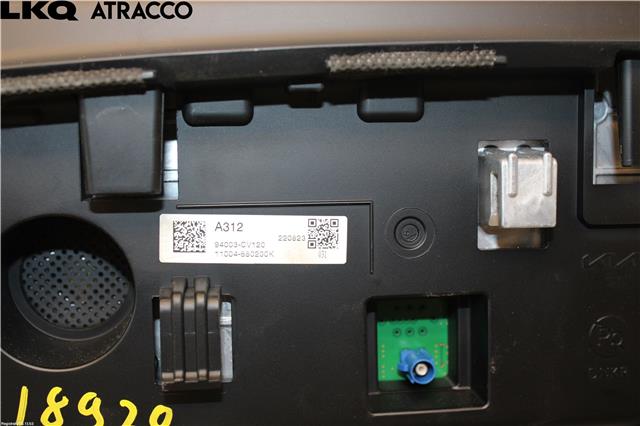 Multimedia display (MCU - Media Controller Unit) til Kia EV6 2021-->>  (94003CV120|)