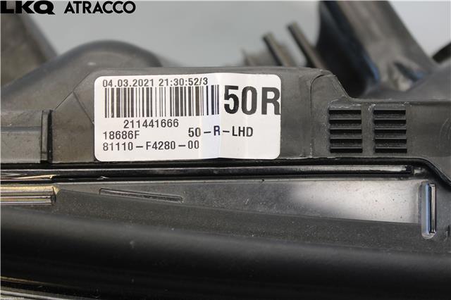 Frontlykt høyre halogen til Toyota C-HR 2016-->> (81130F4280|)