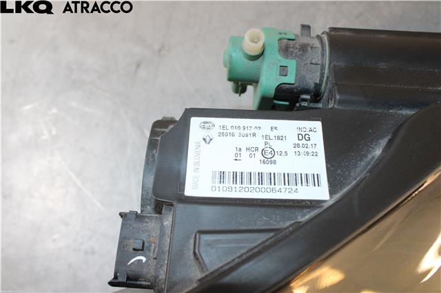 Frontlykt høyre halogen til Renault Zoe 2013-2019 (Fase 1)  (260108268R|)