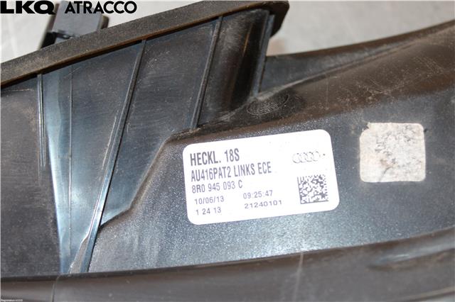 Baklykt venstre til Audi Q5 2012-2017 (Type I, Fase 2) (8R0945093C|)