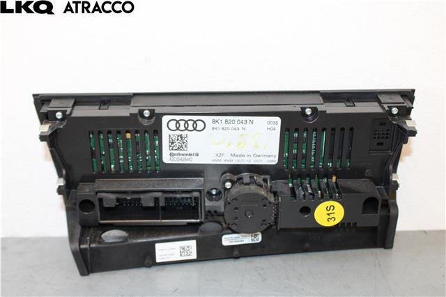 Varmeapparat betjening til Audi A5 2007-2016 (Type I) (8K1820043AD|)