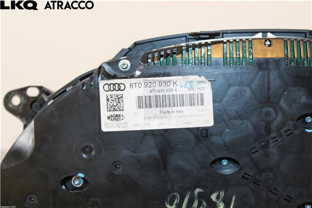 Speedometer til Audi A5 2007-2016 (Type I) (8T0920930K|)