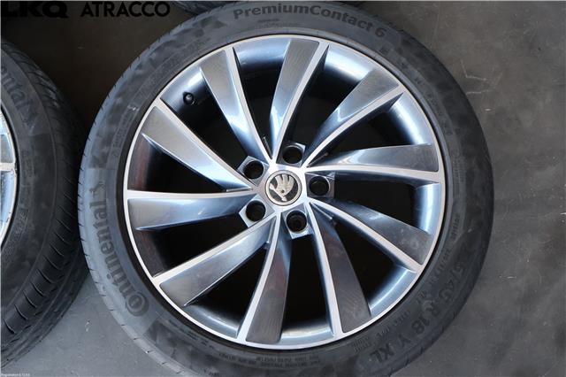 Hjulsett aluminium sommer til Škoda Superb 2008-2015 (Type II)  