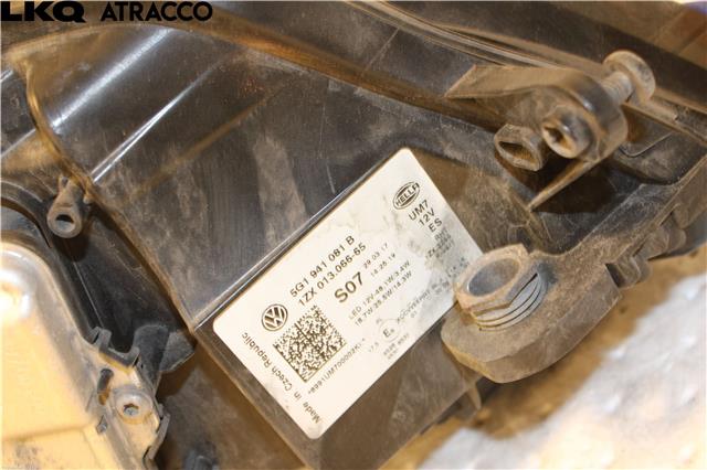 Frontlykt venstre halogen til VW e-Golf 2017-2020 (Fase 2)  (5G1941081B|)