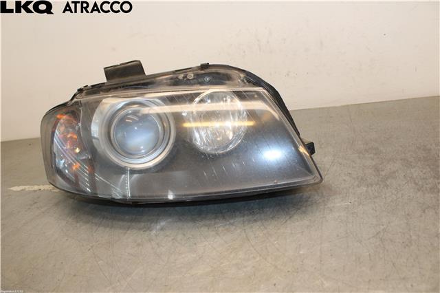 Frontlykt høyre halogen til Audi A3 2003-2008 (Type II, Fase 1) (8P0941030R|)