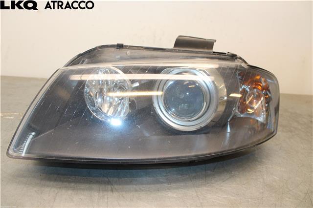 Frontlykt venstre halogen til Audi A3 2003-2008 (Type II, Fase 1) (8P0941029R|)