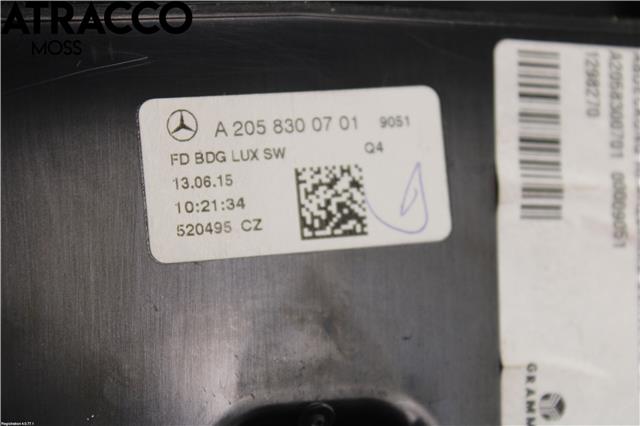 Varmeapparat betjening til Mercedes C-Klasse 2014-2018 (Fase 1) (W205) (W205) (A2058300701|)
