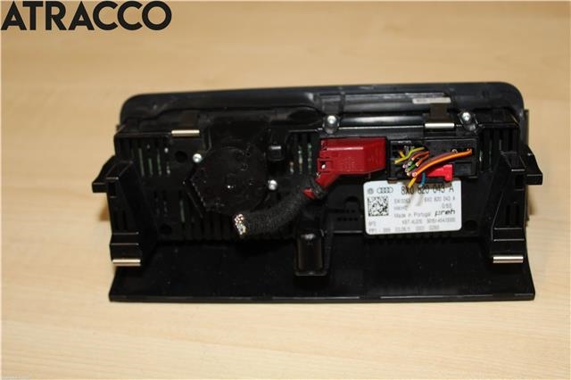 Varmeapparat betjening til Audi A1 2010-2014 (Type I, Fase 1) (8X0820043B|)