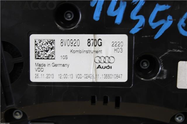 Diverse deler til Audi A3 2009-2012 (Type II, Fase 2) (A2C53427456AR|)