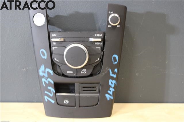 Innredning, Konsoll til Audi A3, 2009-2012 (Type II, Fase 2) (8V0919614C)