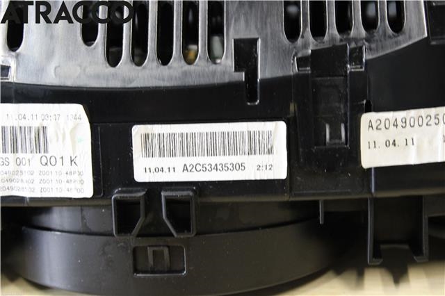 Speedometer til Mercedes C-Klasse 2011-2014 (Fase 2) (W204) (W204) (A2C53435303|)