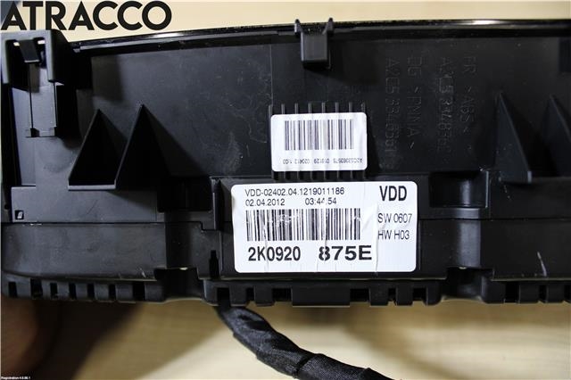 Instrumentpanel til VW Caddy 2010-2015 (Type III, Fase 2)  (2K0920875E|)