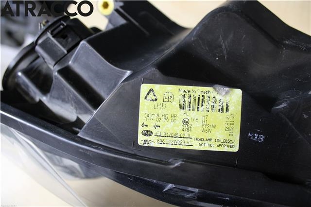Frontlykt høyre halogen til Ford Fiesta 2008-2012 (Type VI, Fase 1)  (1734613|)