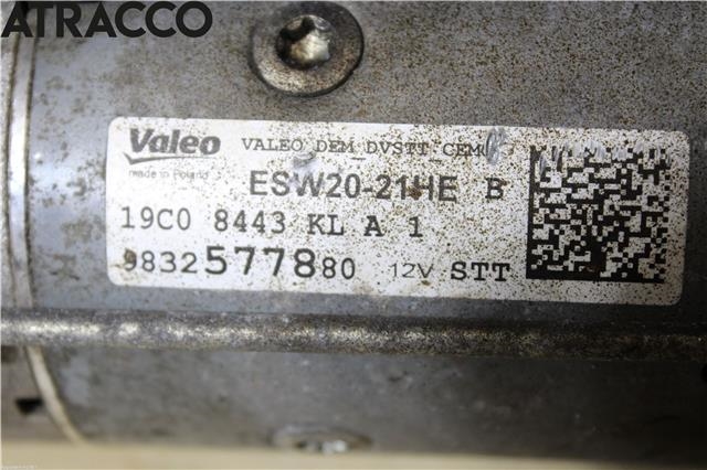 Starter til Citroën Berlingo 2019-->> (Type III)  (9832577880|)