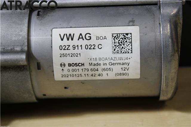 Starter til Audi A3 2009-2012 (Type II, Fase 2)  (02Z911024Q|)