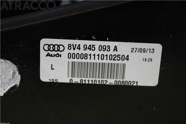 Baklykt venstre indre til Audi A3 2009-2012 (Type II, Fase 2) (8V4945093A|)