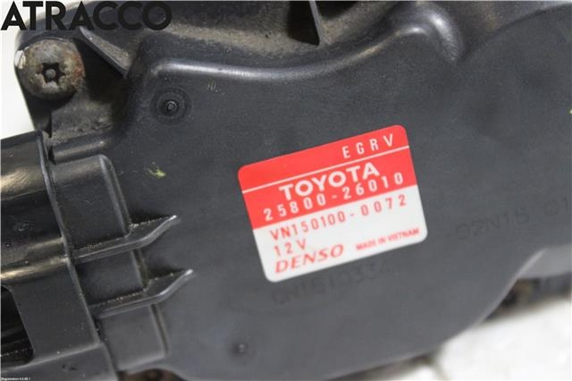 EGR-ventil til Toyota RAV4 2009-2013 (Type III, Fase 2)  (2580026010|)
