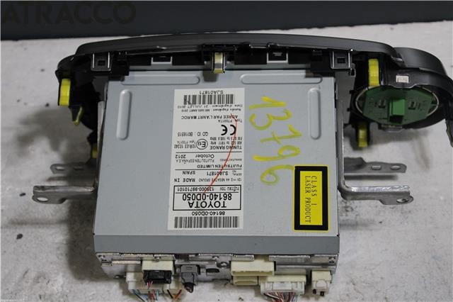 Bilstereo til Toyota Yaris 2012-2014 (Type III, Fase 1)  (861400D050|)