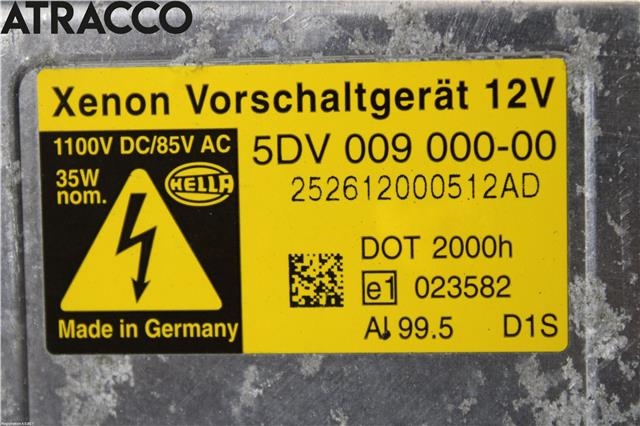 Styreenhet xenon/ballast til BMW 5-Serie 2003-2010 (E60/E61) (E60/E61) (5DV00900000|)