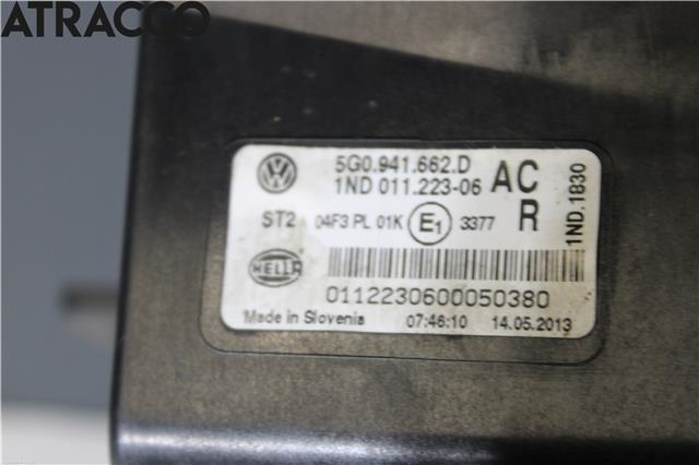 Tåkelykt høyre foran til VW Golf VII 2012-2017 (Fase 1)  (5G0941662D|)