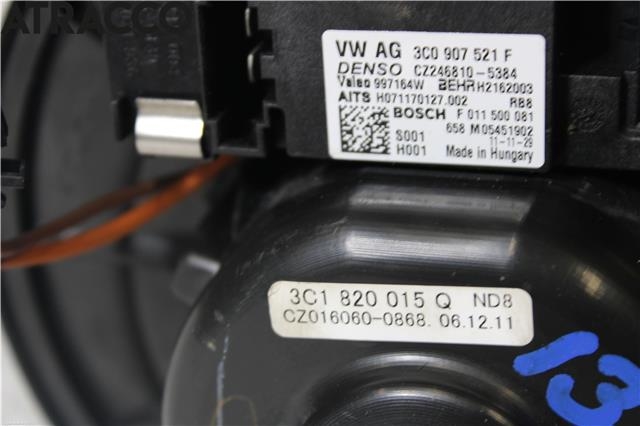 Varmeapparat motor til VW Passat 2011-2015 (B7) (B7) (3C1820015Q|)