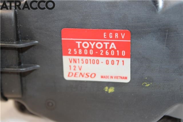 EGR-ventil til Toyota RAV4 2009-2013 (Type III, Fase 2)  (2580026010|)