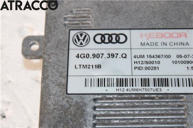 Styreenhet xenon/ballast til Škoda Superb 2015-->> (Type III)  (4G0907397Q|)