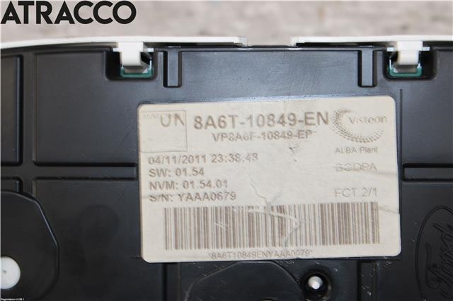Speedometer til Ford Fiesta 2008-2012 (Type VI, Fase 1)  (1566095|)