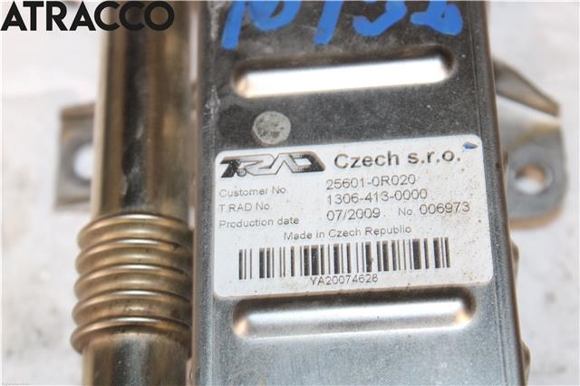 EGR-kjøler til Toyota RAV4 2006-2009 (Type III, Fase 1)  (256010R020|)
