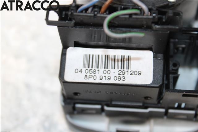 Bryter lys til Audi A3 2009-2012 (Type II, Fase 2)  (8P0919093|)