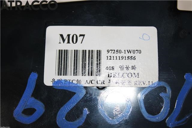 Varmeapparat betjening til Kia Rio 2011-2017 Type III  (972501W070|)