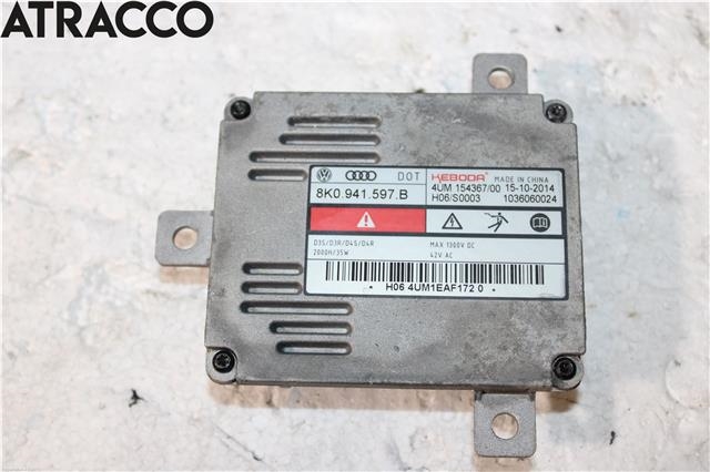 Styreenhet xenon/ballast til Audi A3, 2009-2012 (Type II, Fase 2)  (8K0941597B)