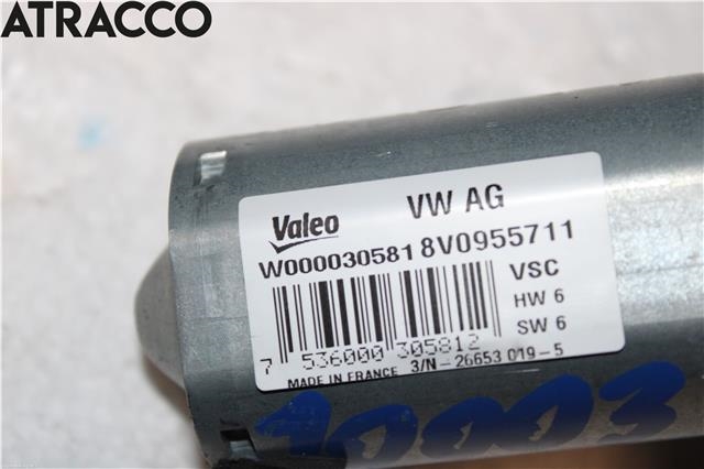 Viskermotor bakrute til Audi A3 2009-2012 (Type II, Fase 2)  (8V0955711|)