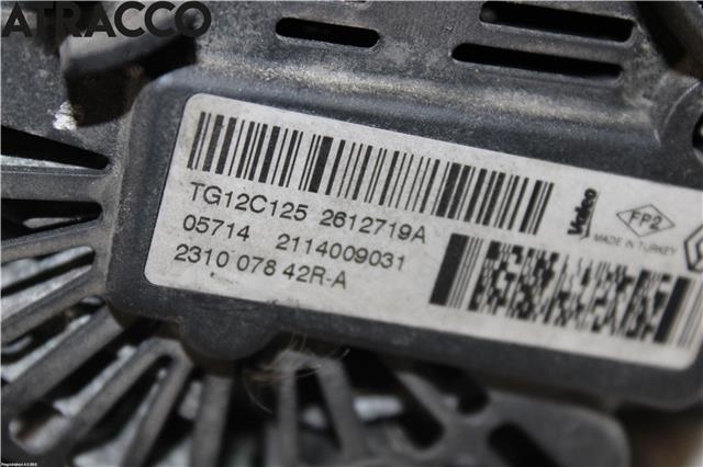 Dynamo til Renault Captur 2013-2020 (Type I)  (231007842R|)