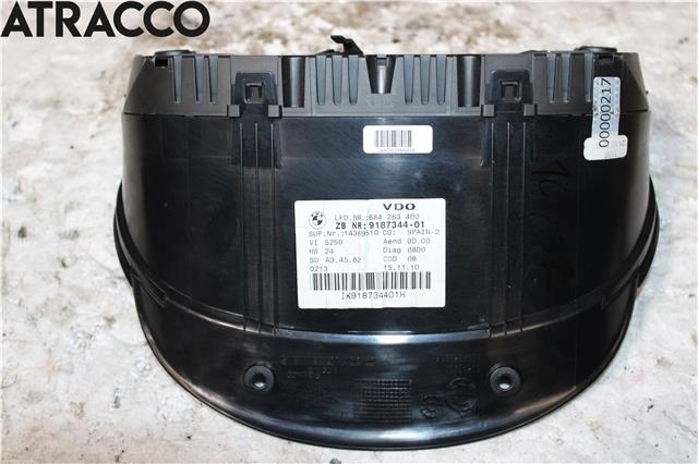 Speedometer til BMW 3-Serie 2005-2011 (E90/E91/E92/E93) (E90/E91/E92/E93) (62109316127|)